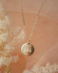 Round Angel Number Necklace