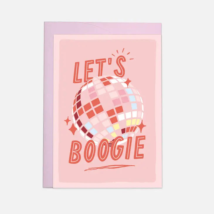 Let&#39;s Boogie - Greeting Card