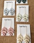 Irene Clay Earrings | Sage