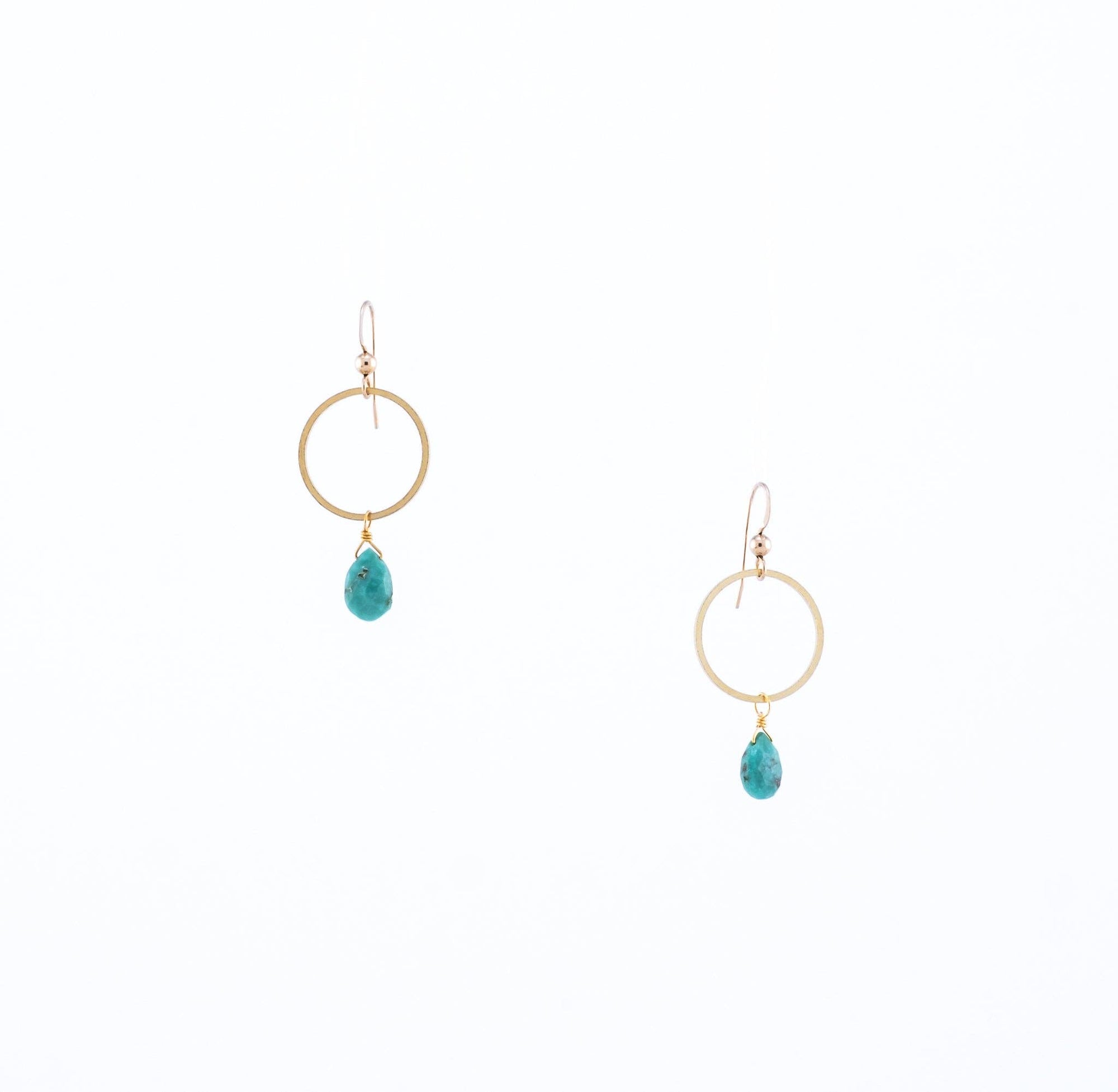 Rhea Earrings: Turquoise