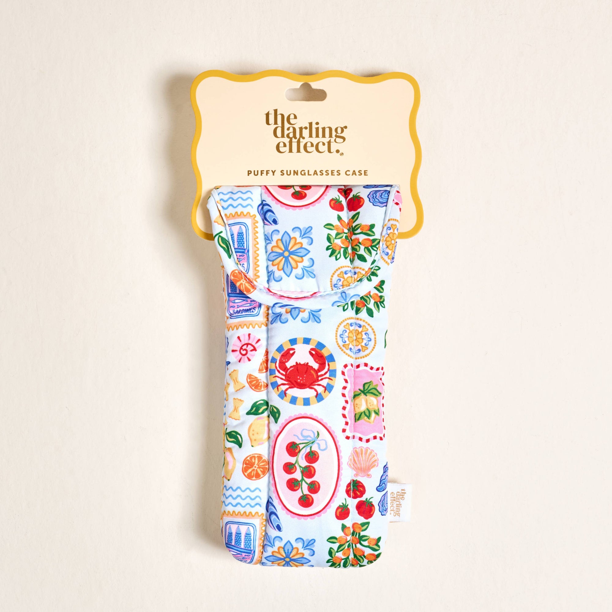 Puffy Sunglasses Case: Ciao Bella