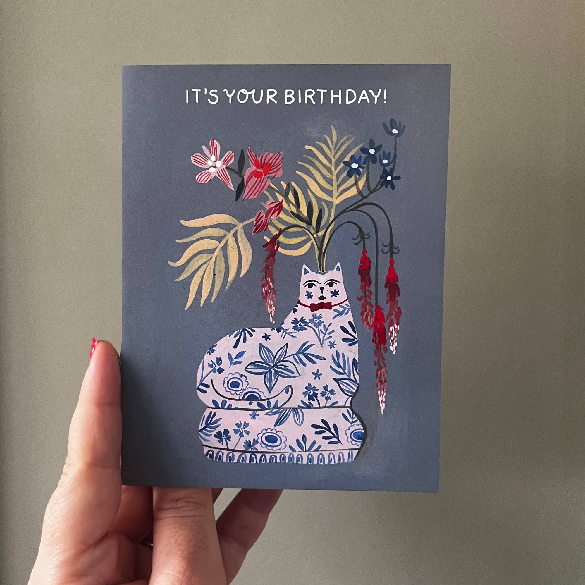 Birthday Cat Card