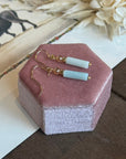 Barrel Drop Earrings