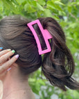 Extra Large Matte Claw Clip