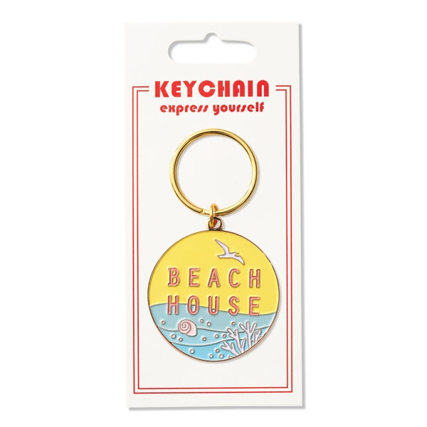 Beach House Keychain