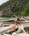 Crossbody Handbag: Black Leather