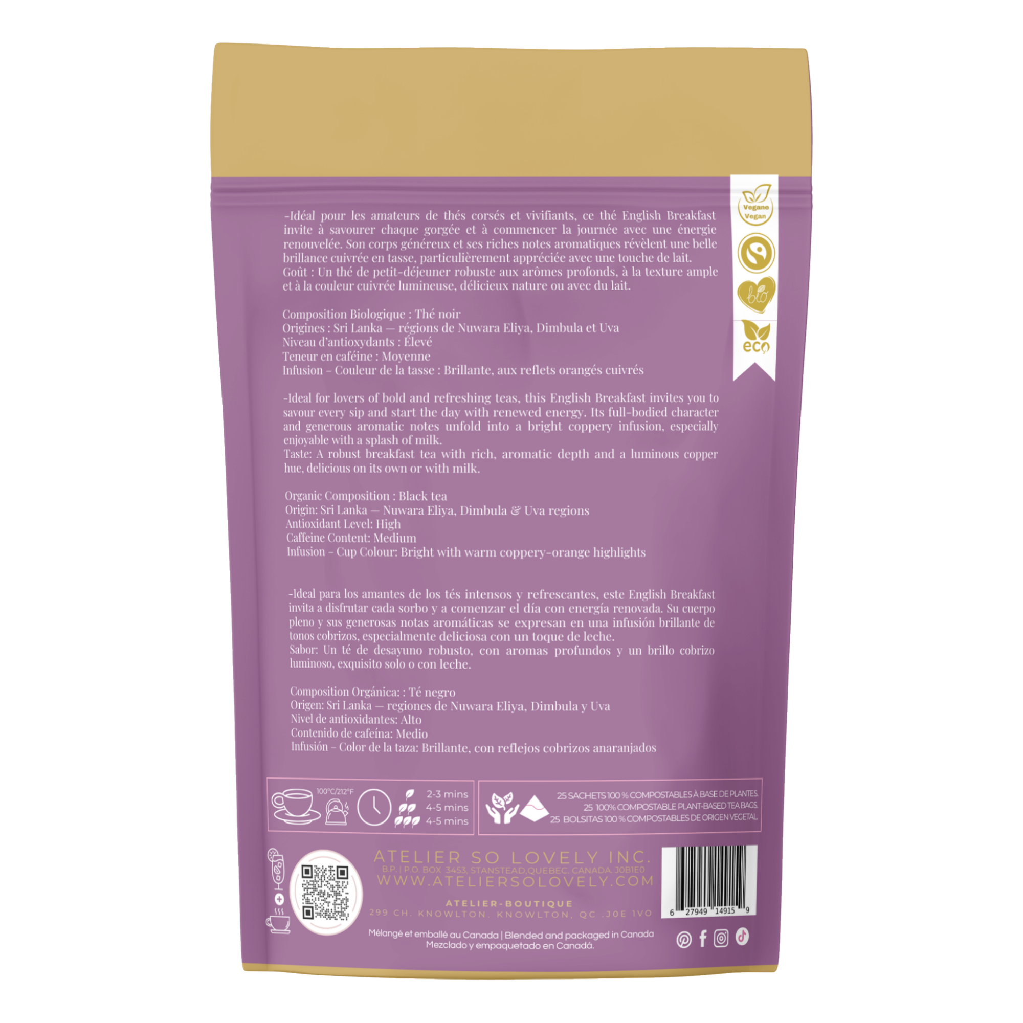 Organic English Breakfast Tea