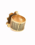 Brass Bandana Slide Ring | Amy