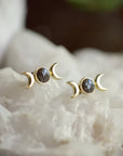 Just A Phase Moon Studs