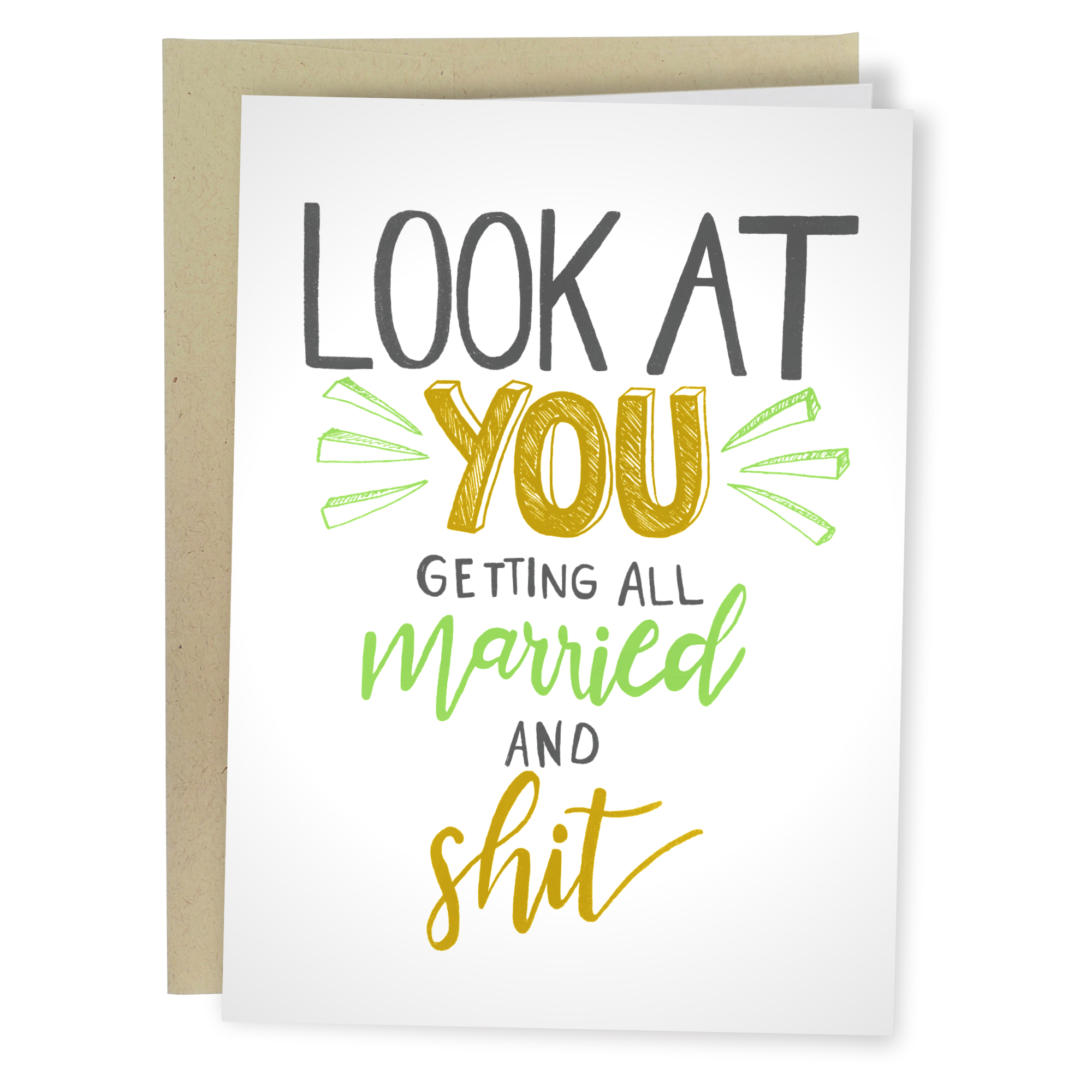 Married And Shit | Greeting Card