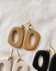 Dani Clay Earrings | Black