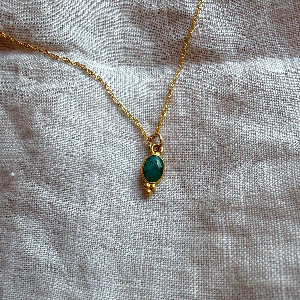 Lūma Necklace | Emerald