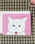 Fancy Cat - Birthday Card
