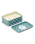 A Dopo 6.5oz Printed Tin Candle - Palm