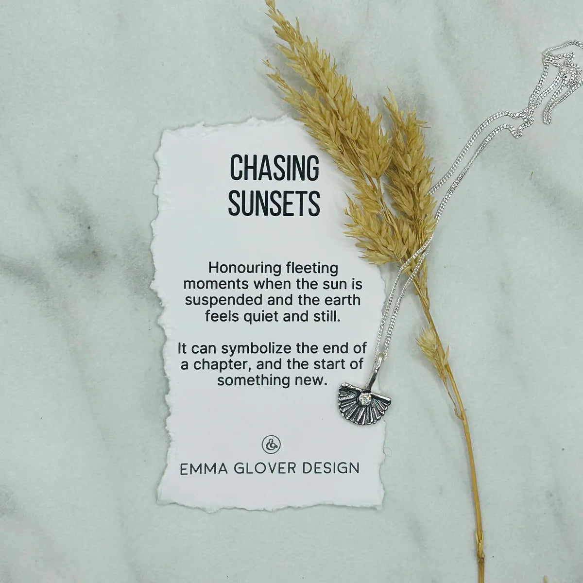 Chasing Sunsets Mini Diamond Necklace