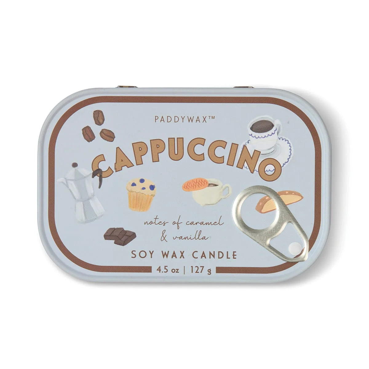 Bistro 4.5 Oz Candle Tin: Cappucino