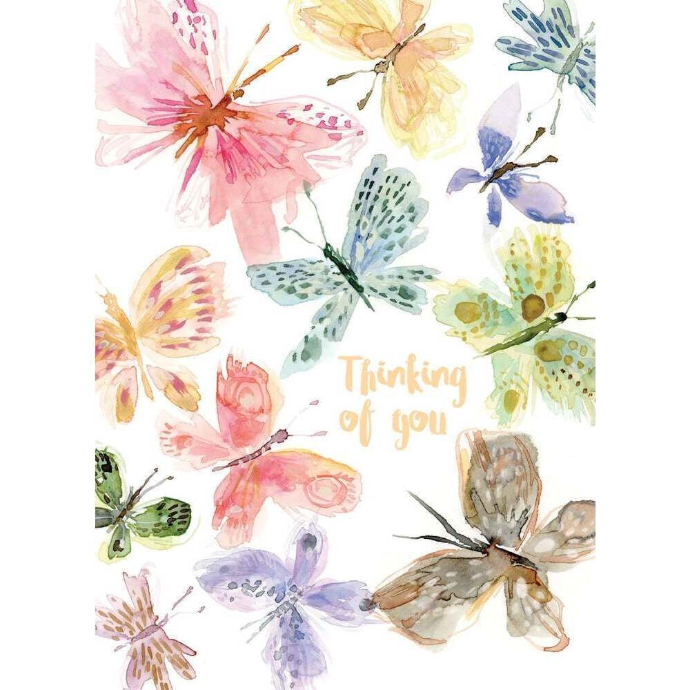 Thinking Of You Butterflies | Greeting Card