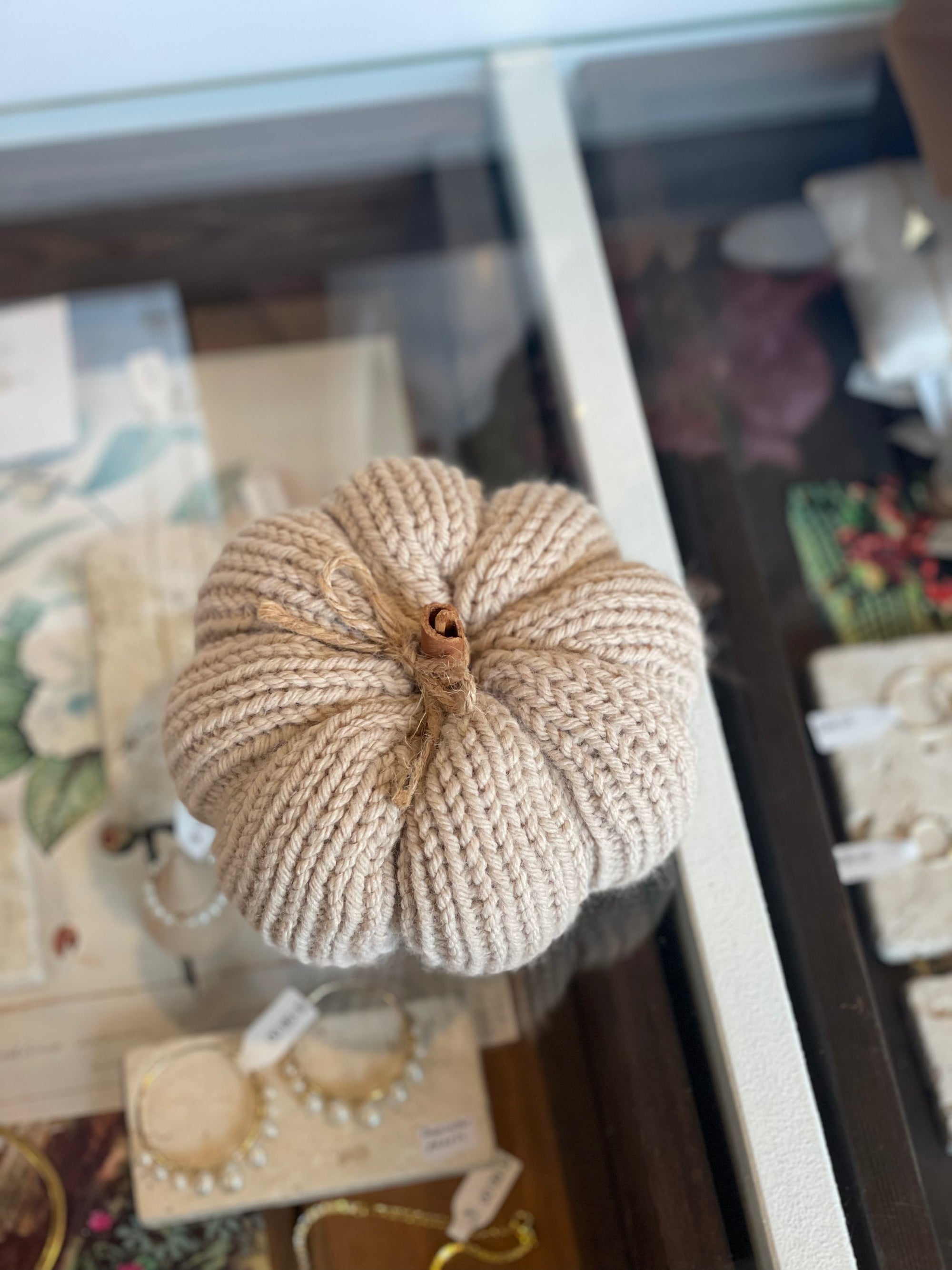 Knitted Pumpkin (Various Sizes)