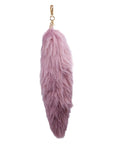 Faux Fur Tail Charm in Light Pink