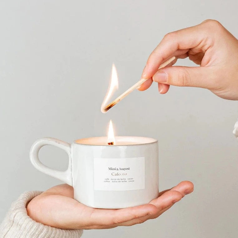 Mimi &amp; August | Reusable Candle: Cafecito