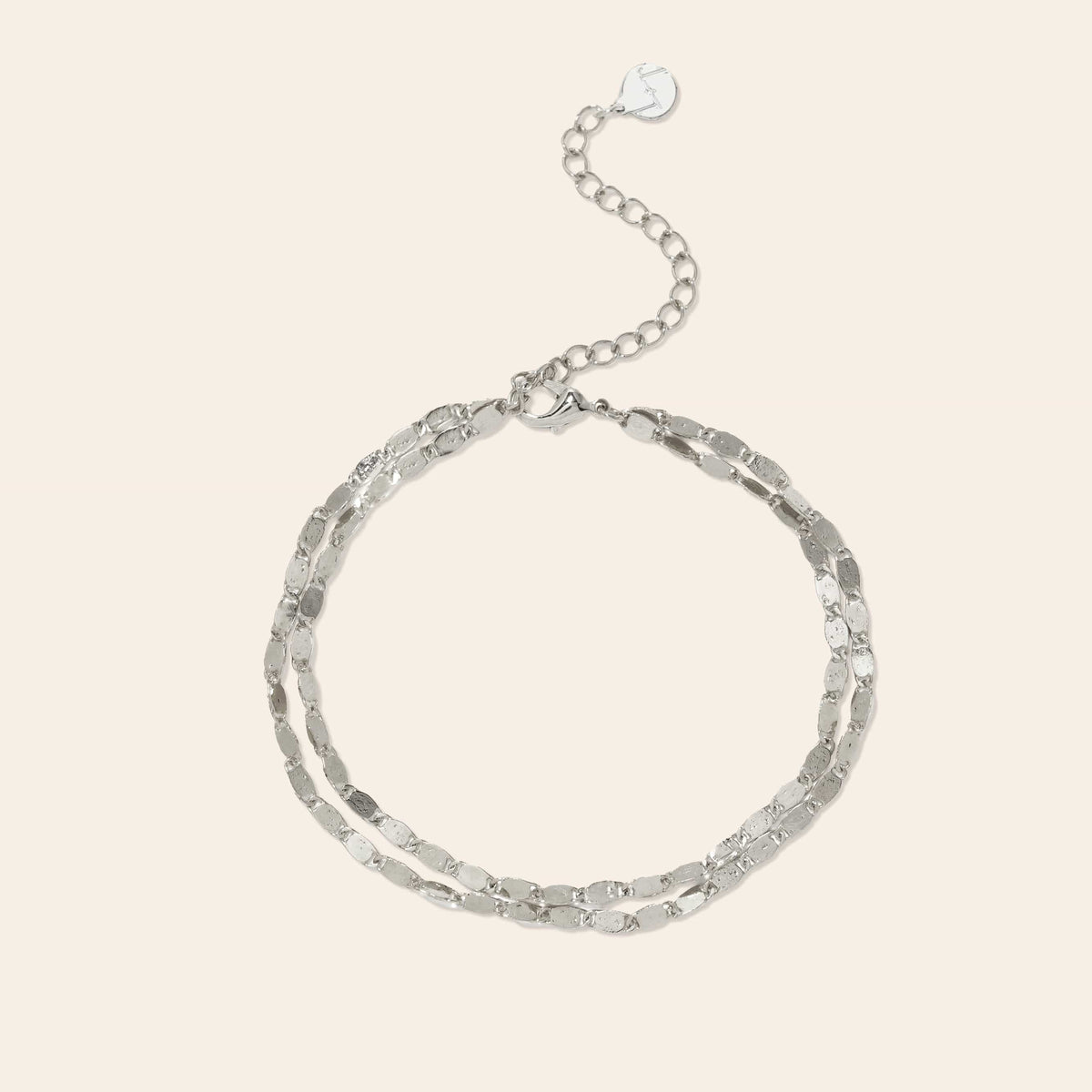 Cleo Double Bracelet | Silver