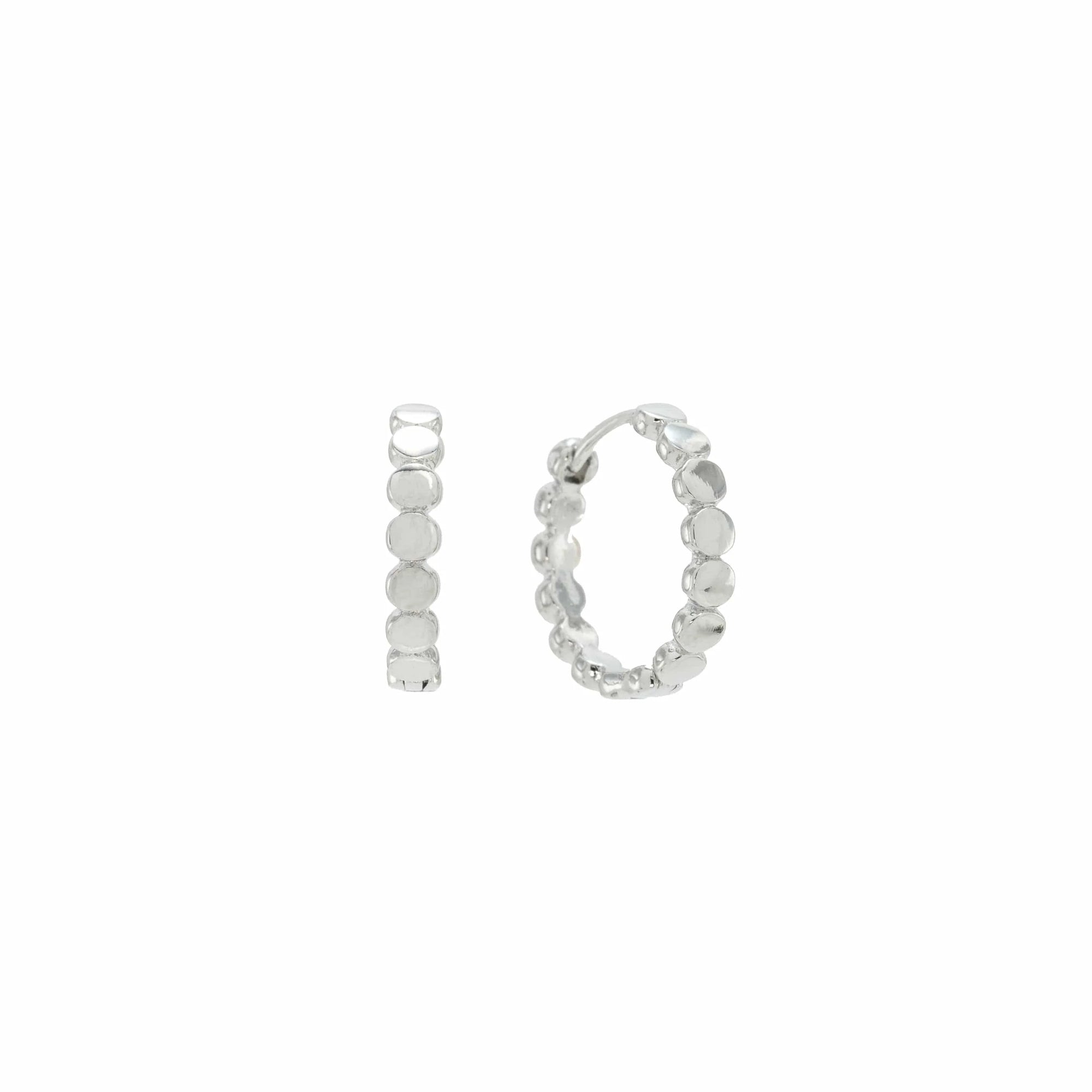 Cleo Hoop Earrings | Silver