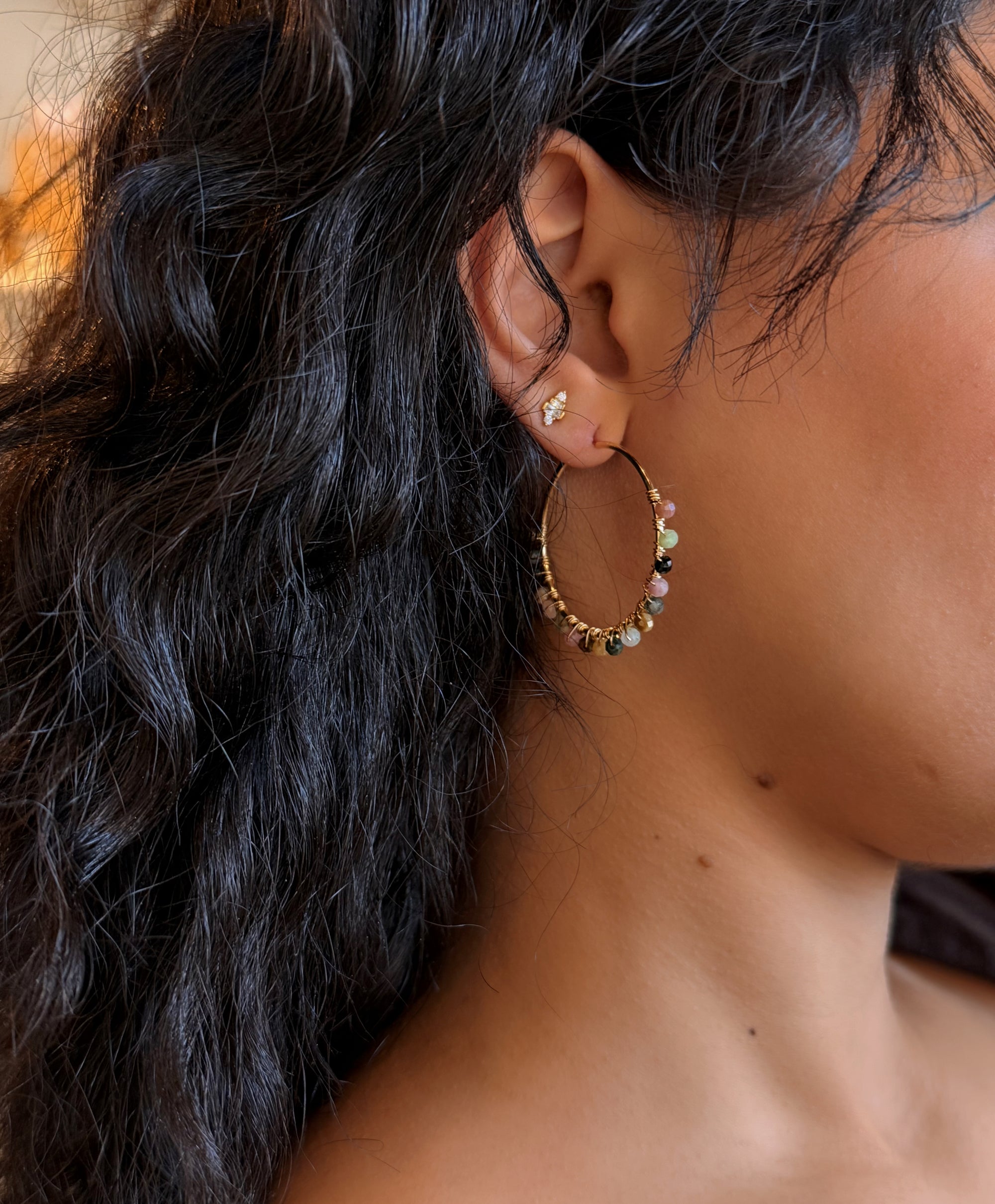 Bohemian Hoops | Earthstone
