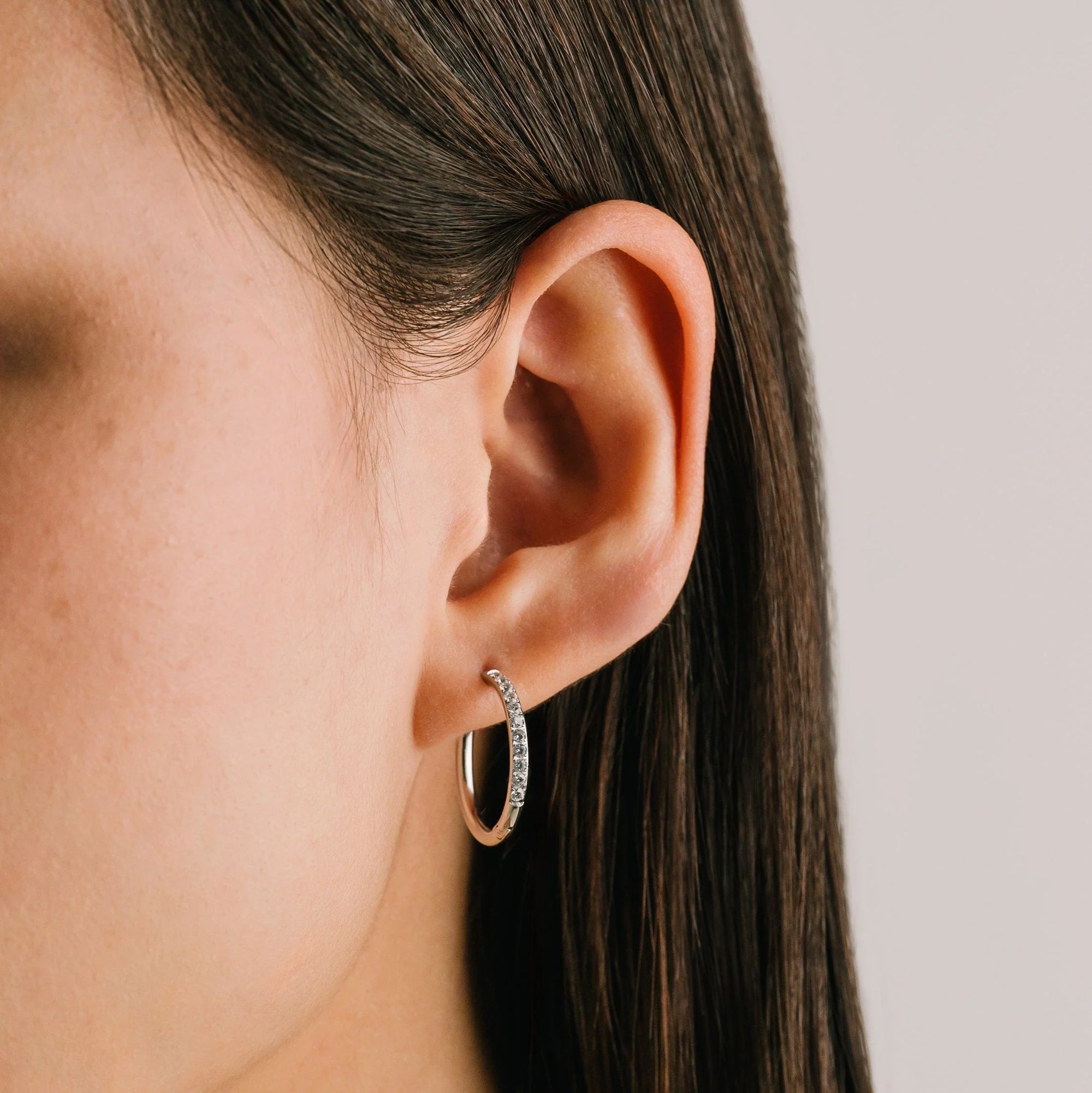 Evie Hoops - Silver