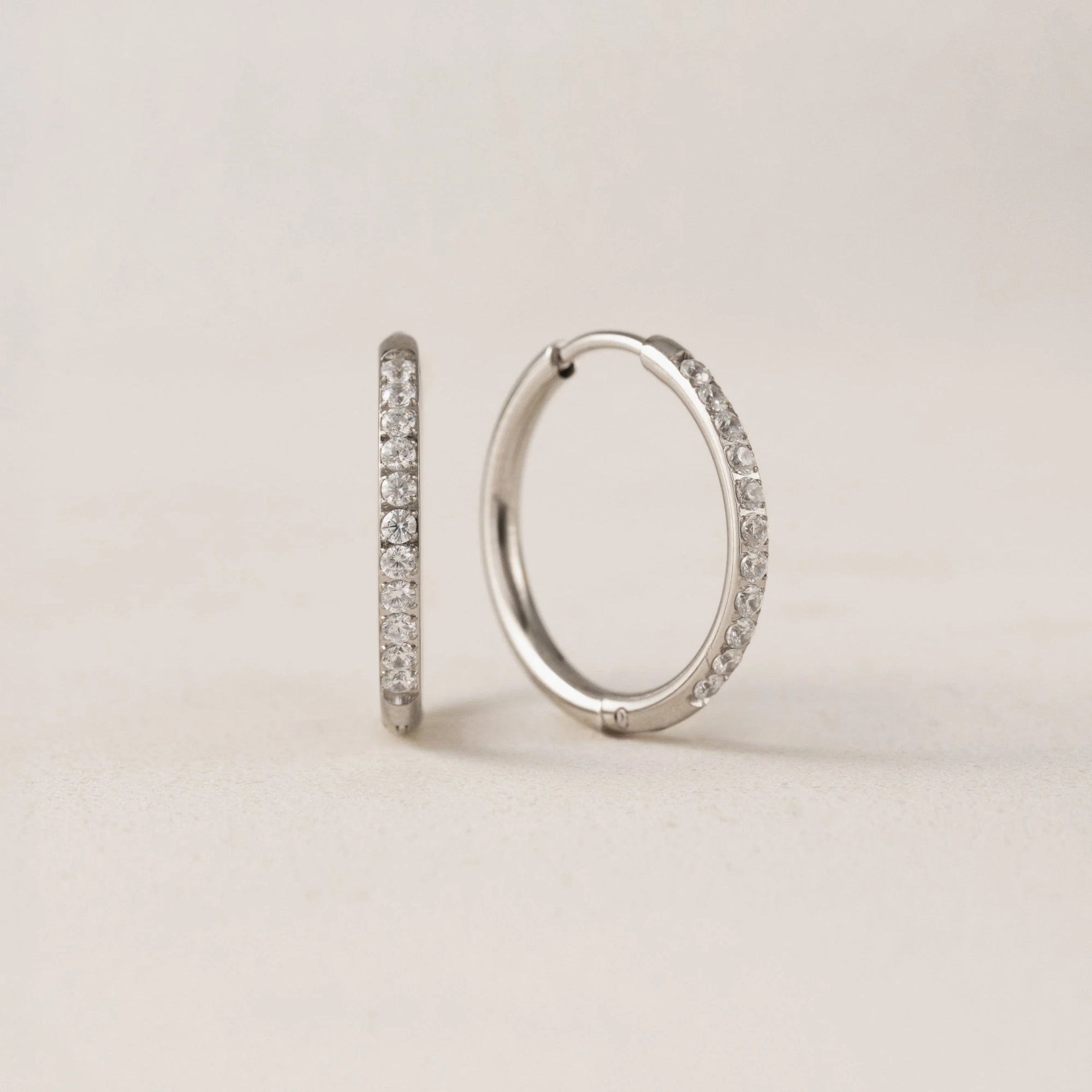 Evie Hoops - Silver