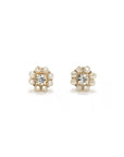 Forget Me Not Stud Earrings: Creme