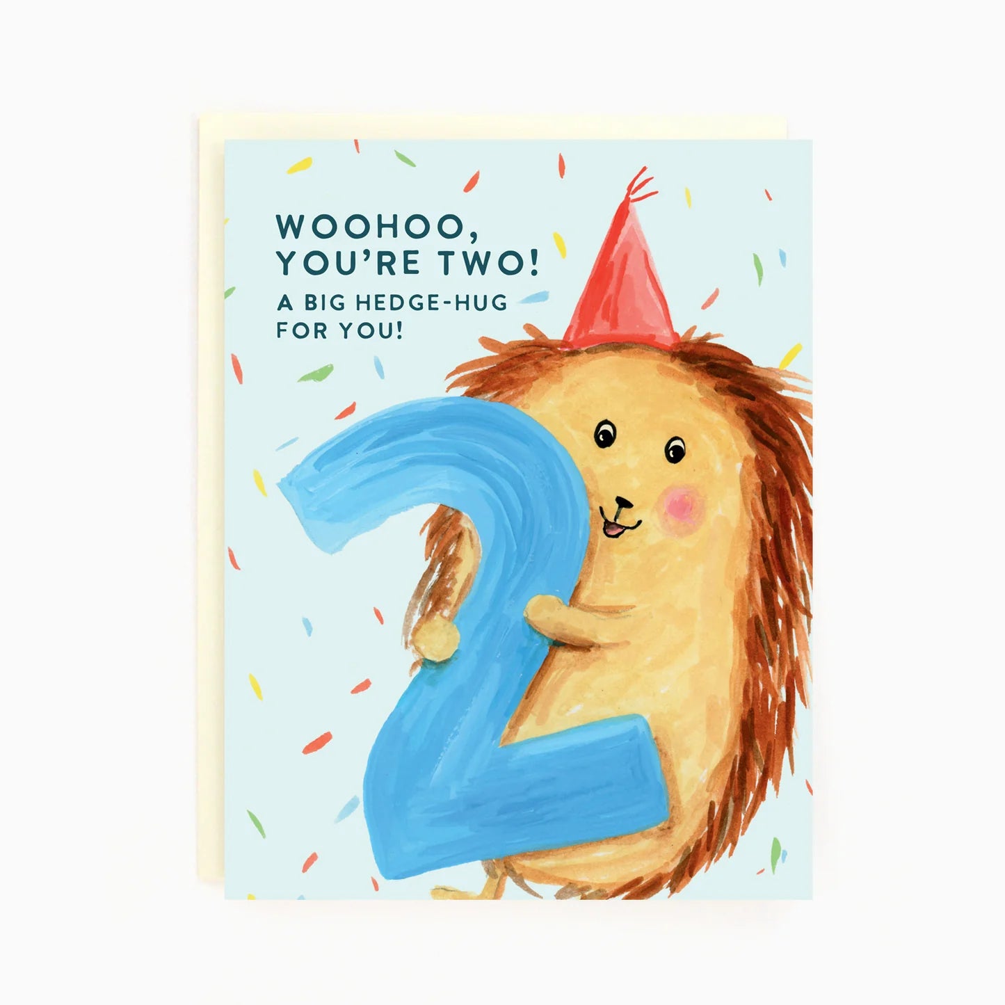 2nd Birthday Hedgehog | Greeting Card