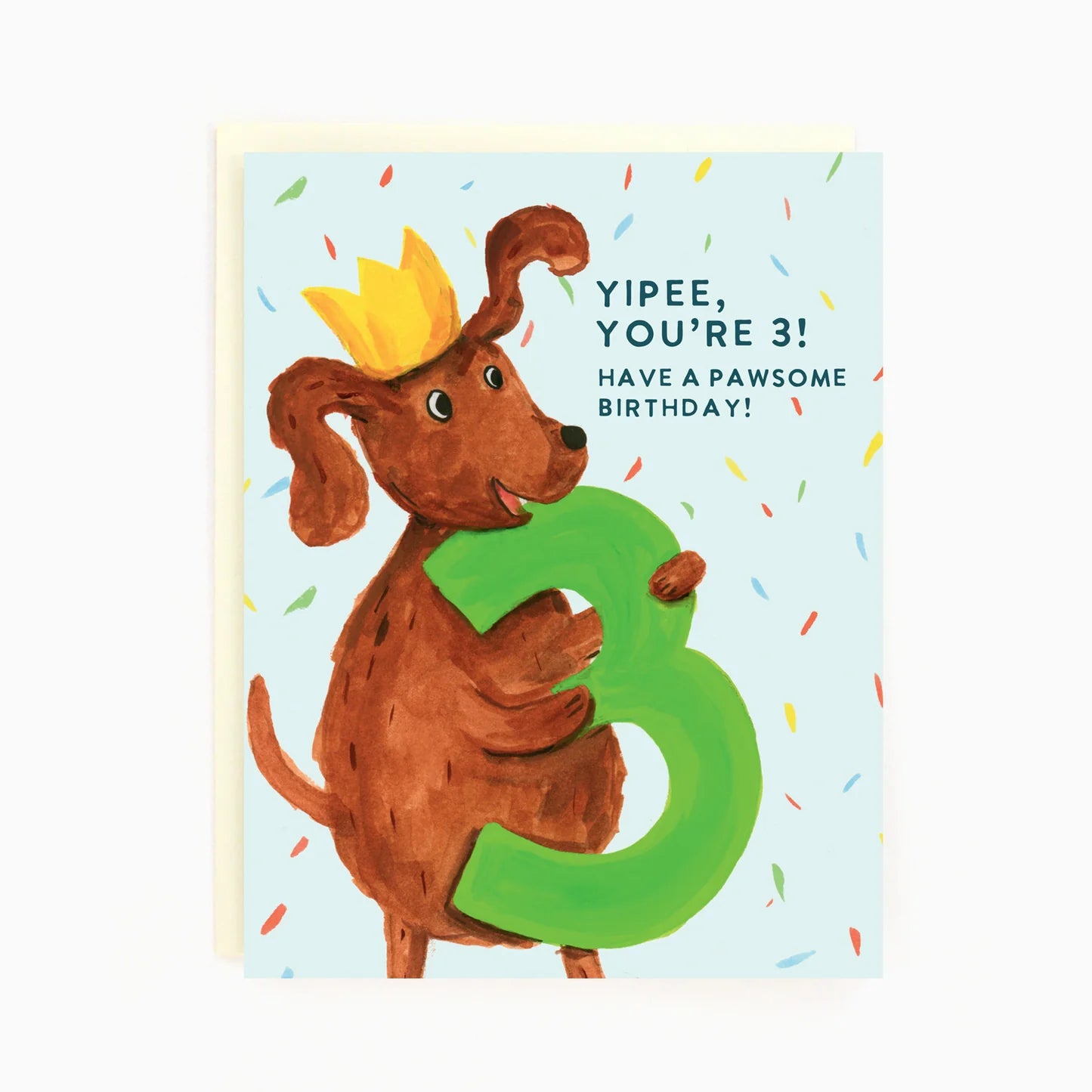 3rd Birthday Dog | Greeting Card
