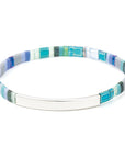 Good Karma Bracelet | Just Breathe Turquoise/Green/Silver