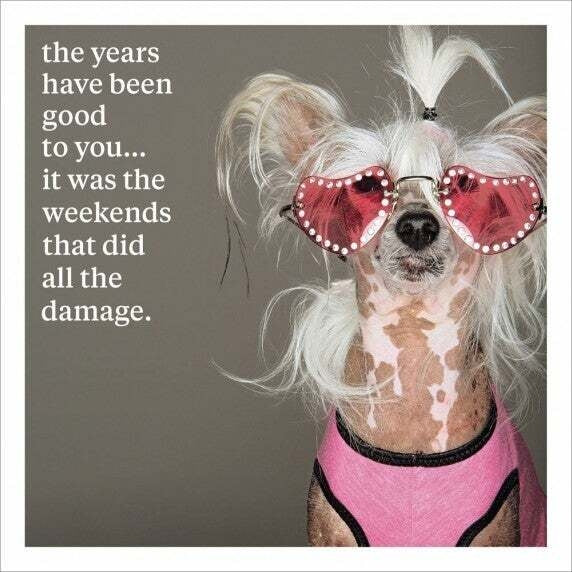 Weekends Dog | Greeting Card