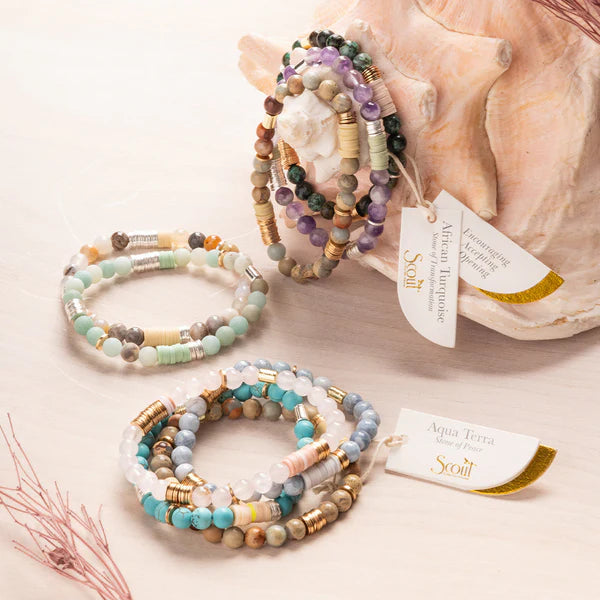 Stone Stacking Bracelet