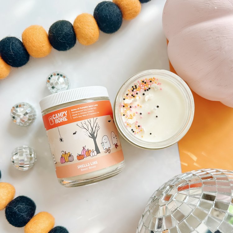 Campy Home | Soy Candle: Basic Boo&#39;s