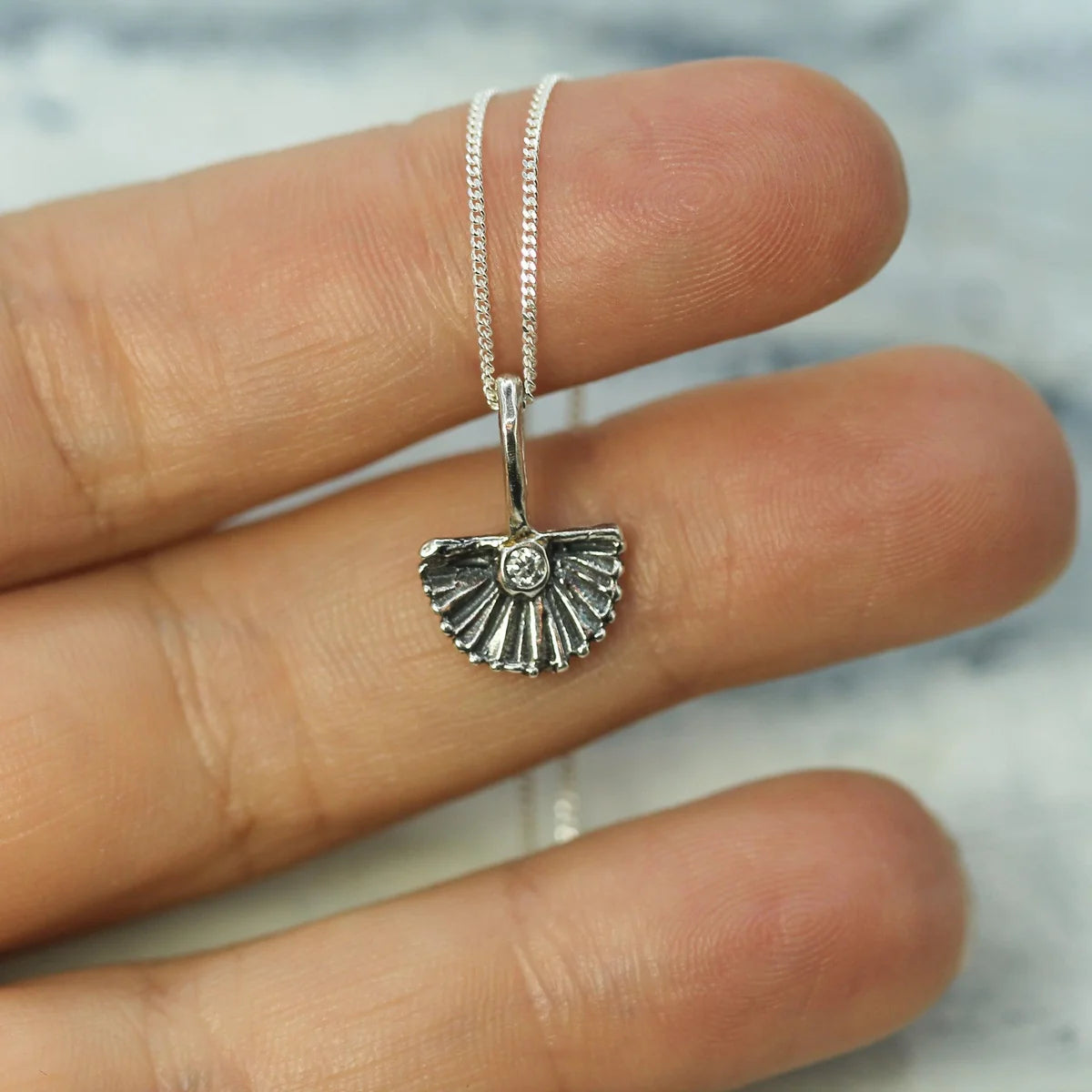 Chasing Sunsets Mini Diamond Necklace
