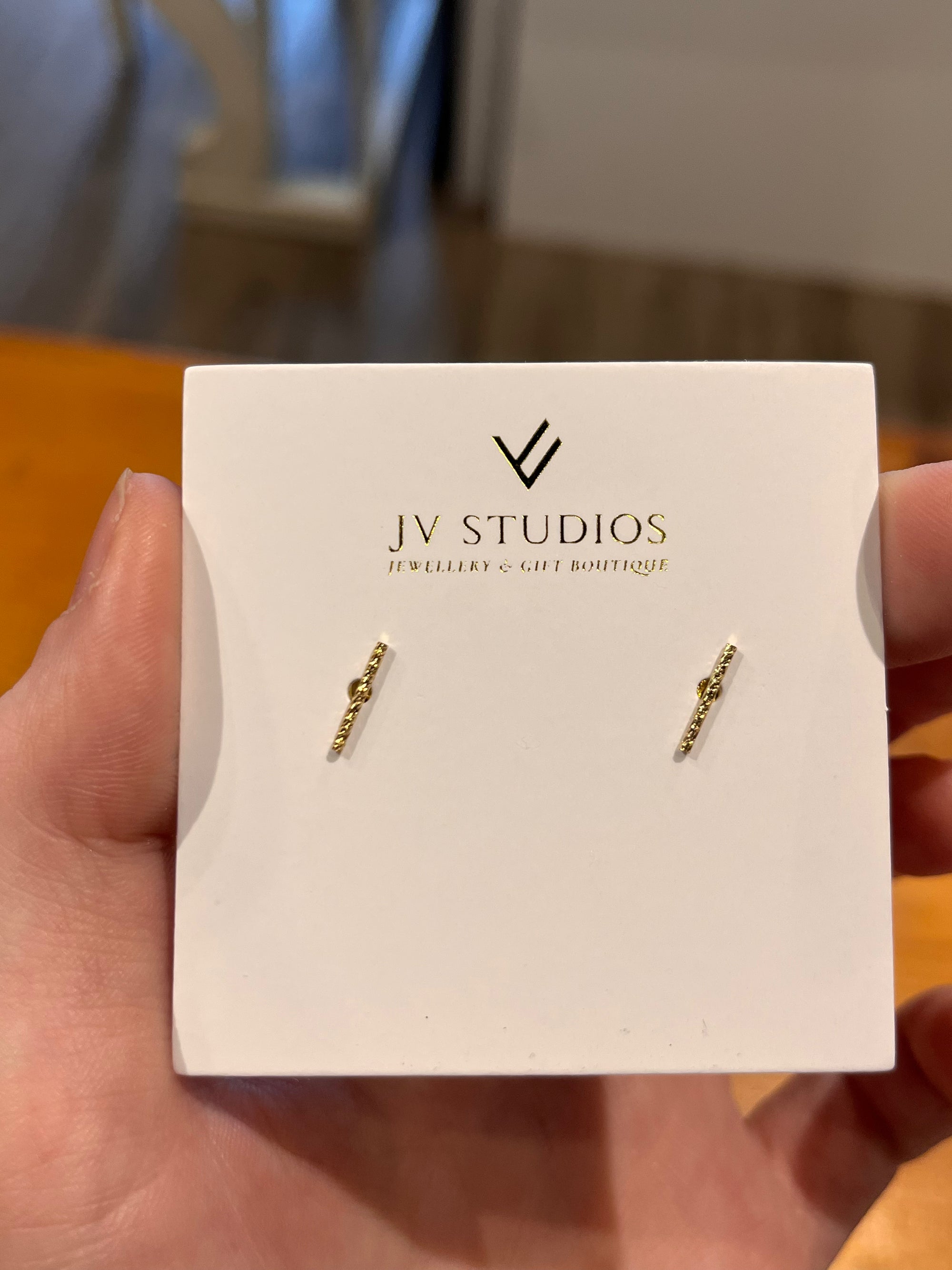 Bar Studs |Gold