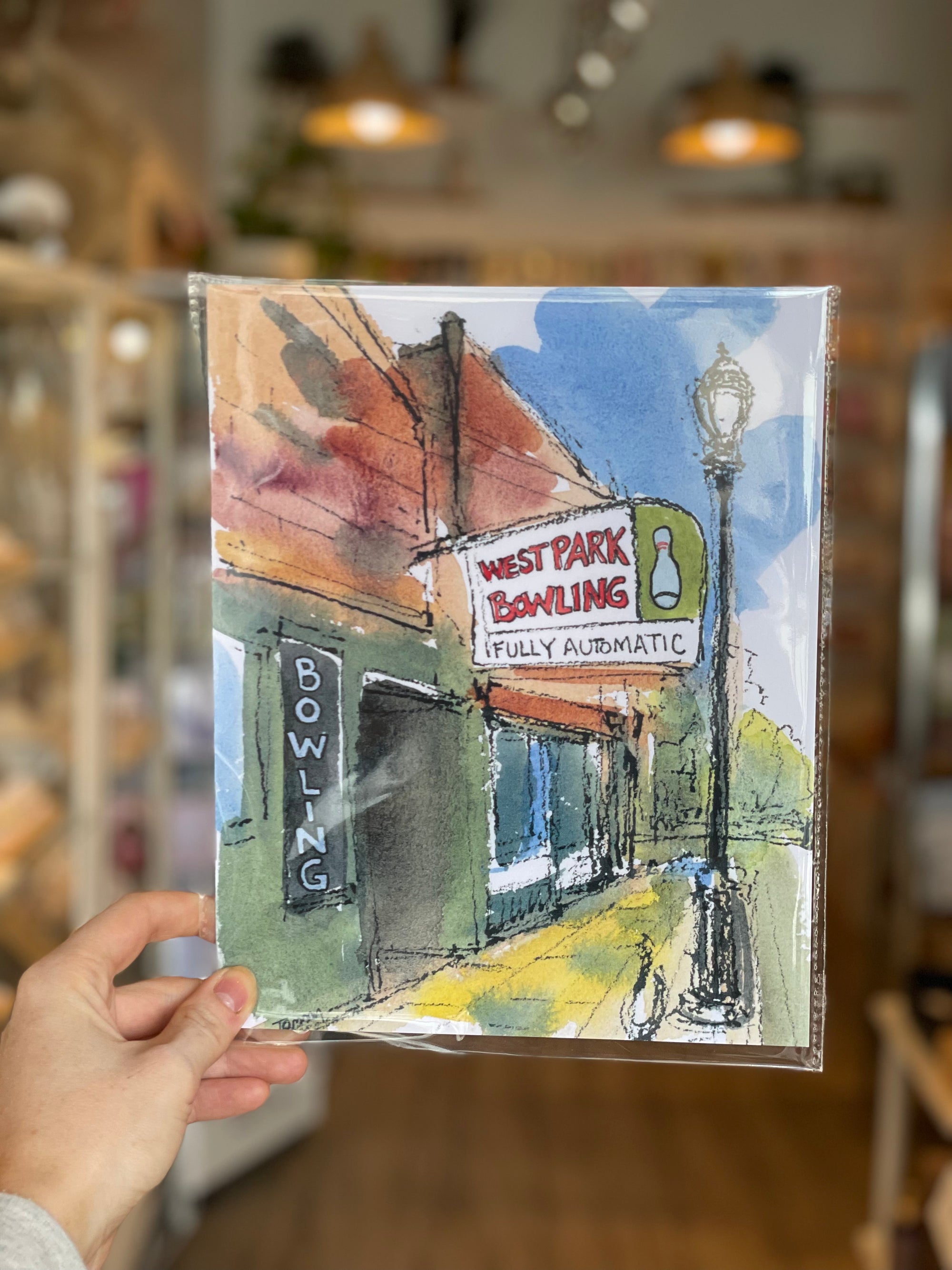 Westpark Bowling Print