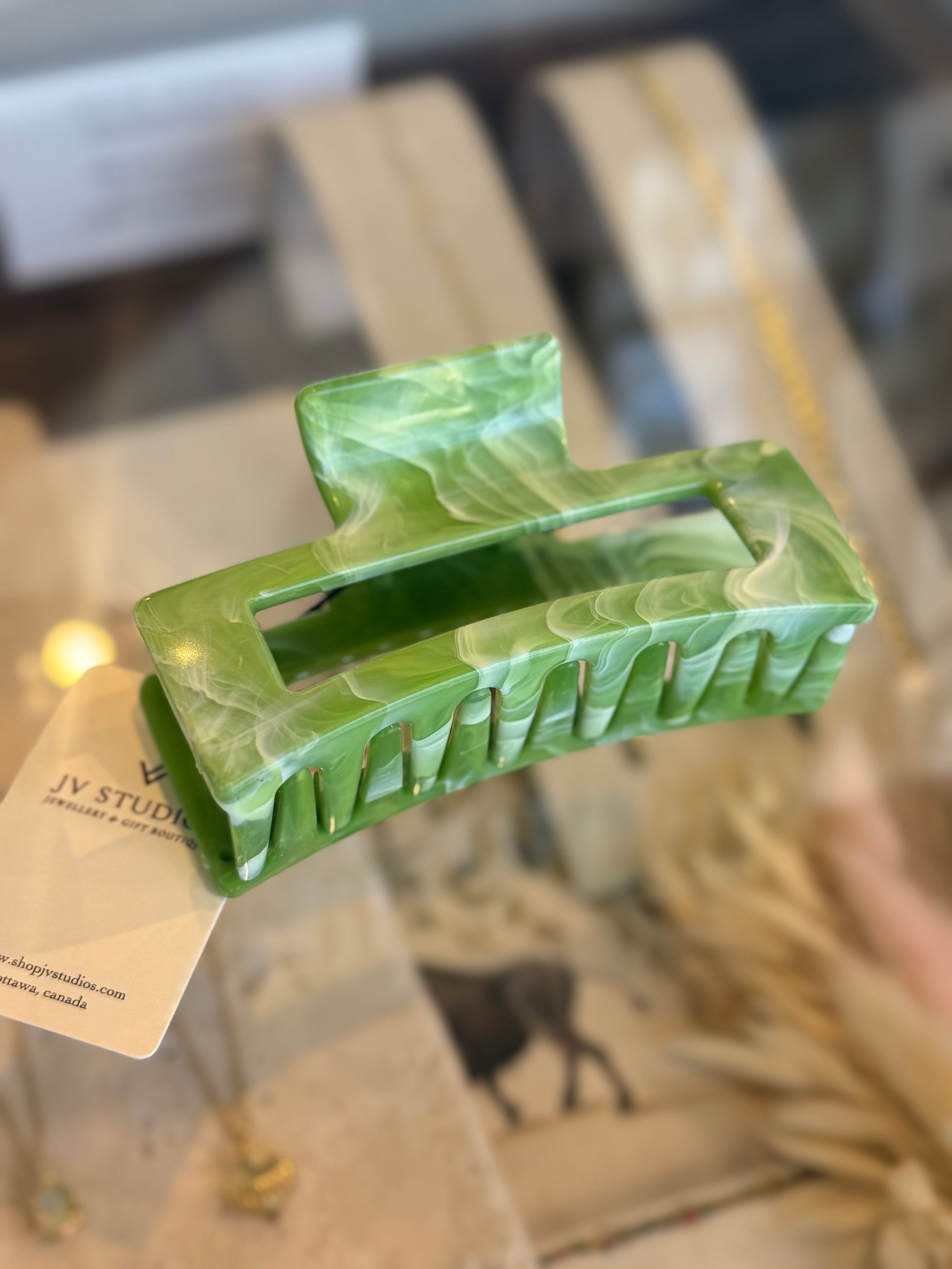 Marble Claw Clips