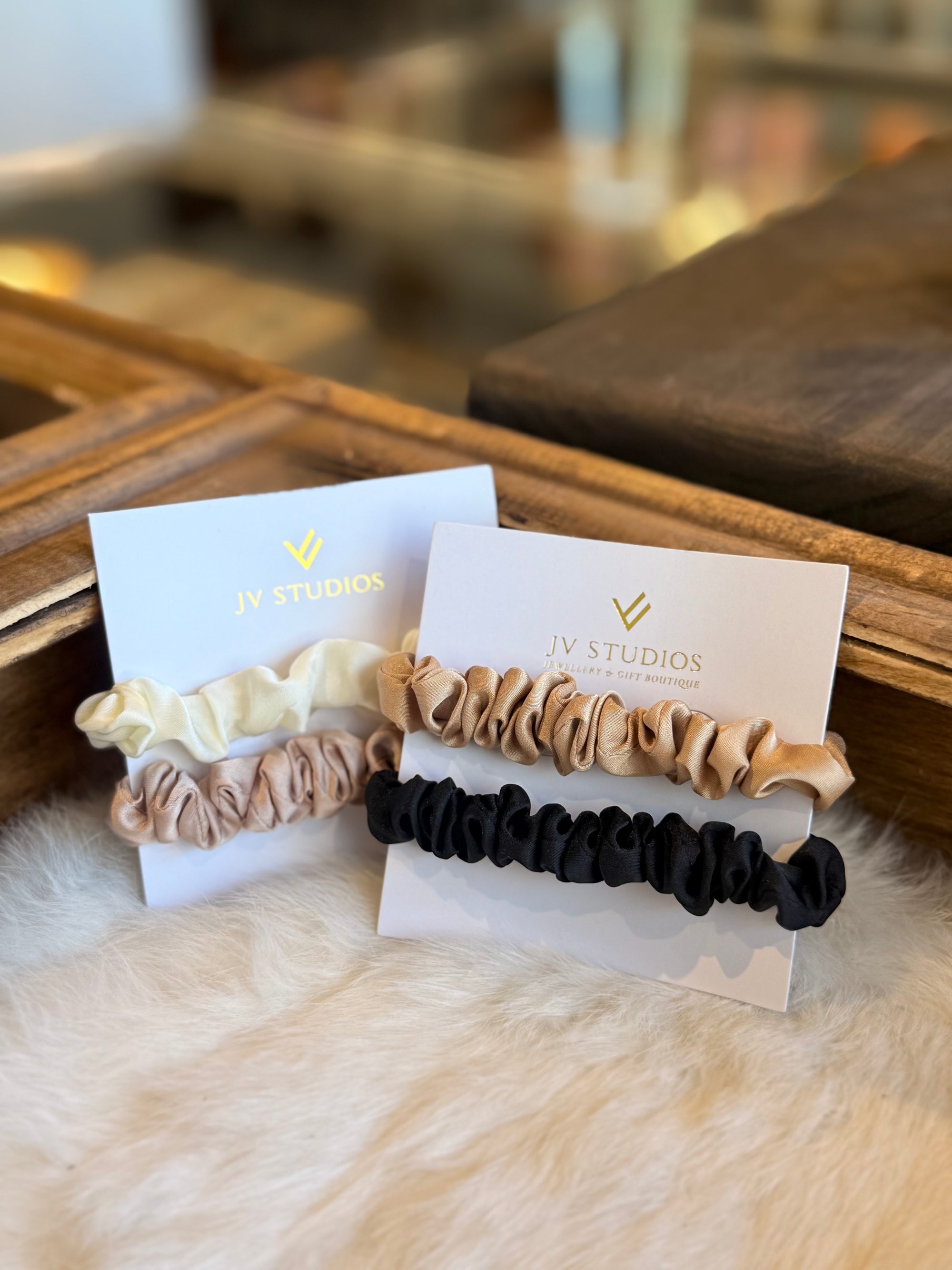 Satin Scrunchie Set of 2