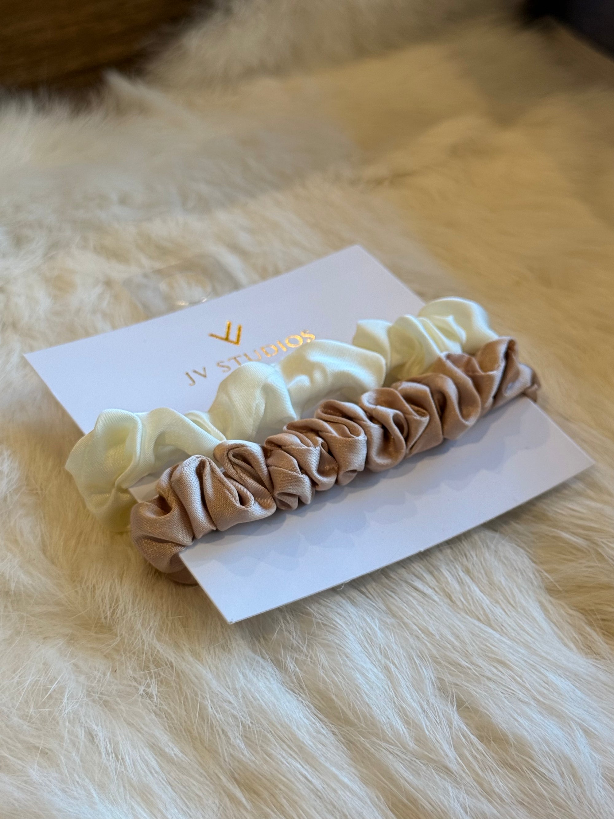 Satin Scrunchie Set of 2