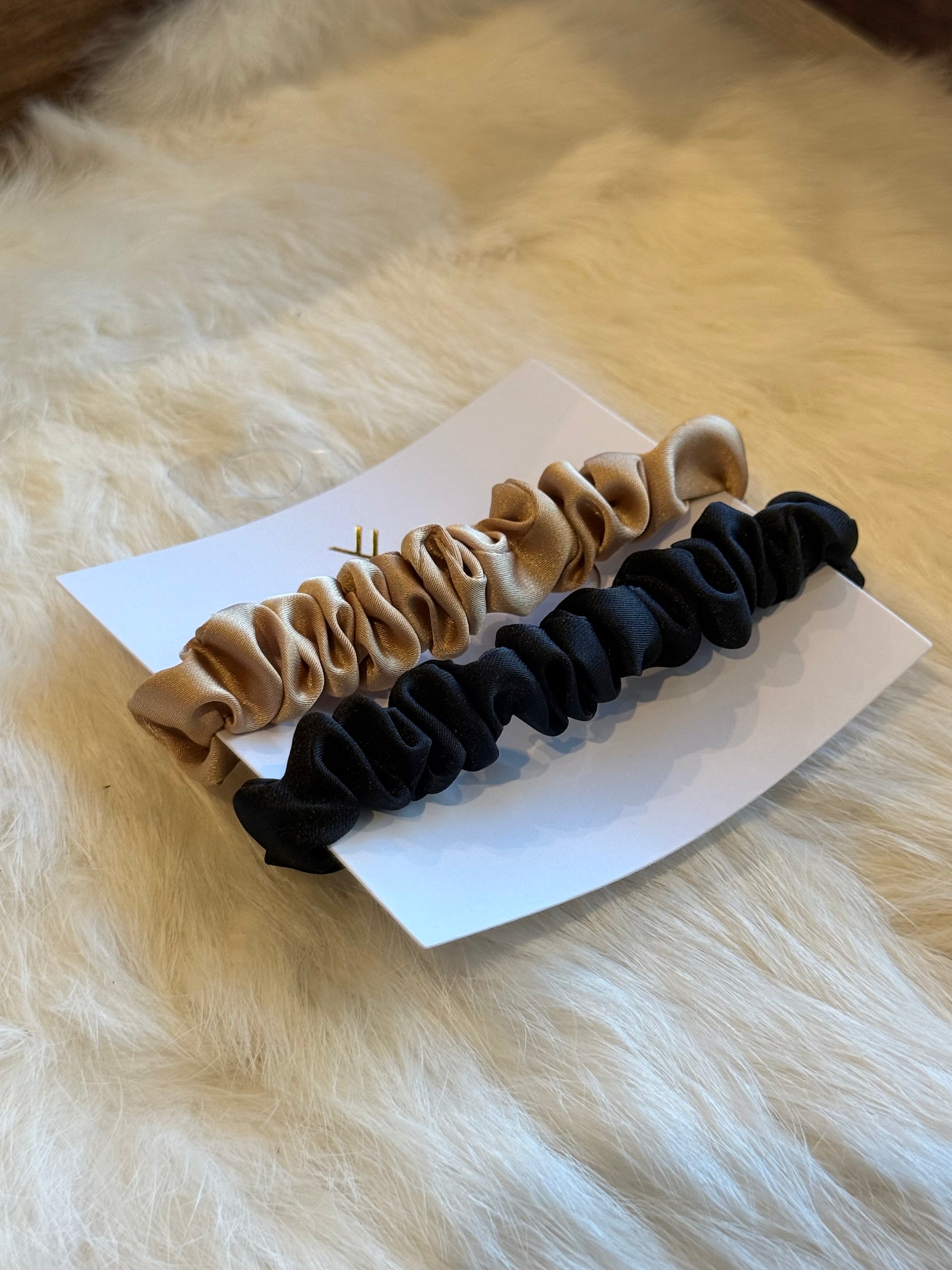 Satin Scrunchie Set of 2