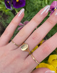 10k Rose Signet