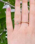 Sunrise Stacking Ring | Gold Vermeil