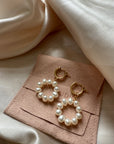 Lalina Pearl Hoops