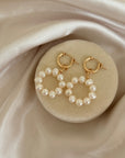 Lalina Pearl Hoops