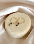 Gemini Drop Hoops | various gemstones