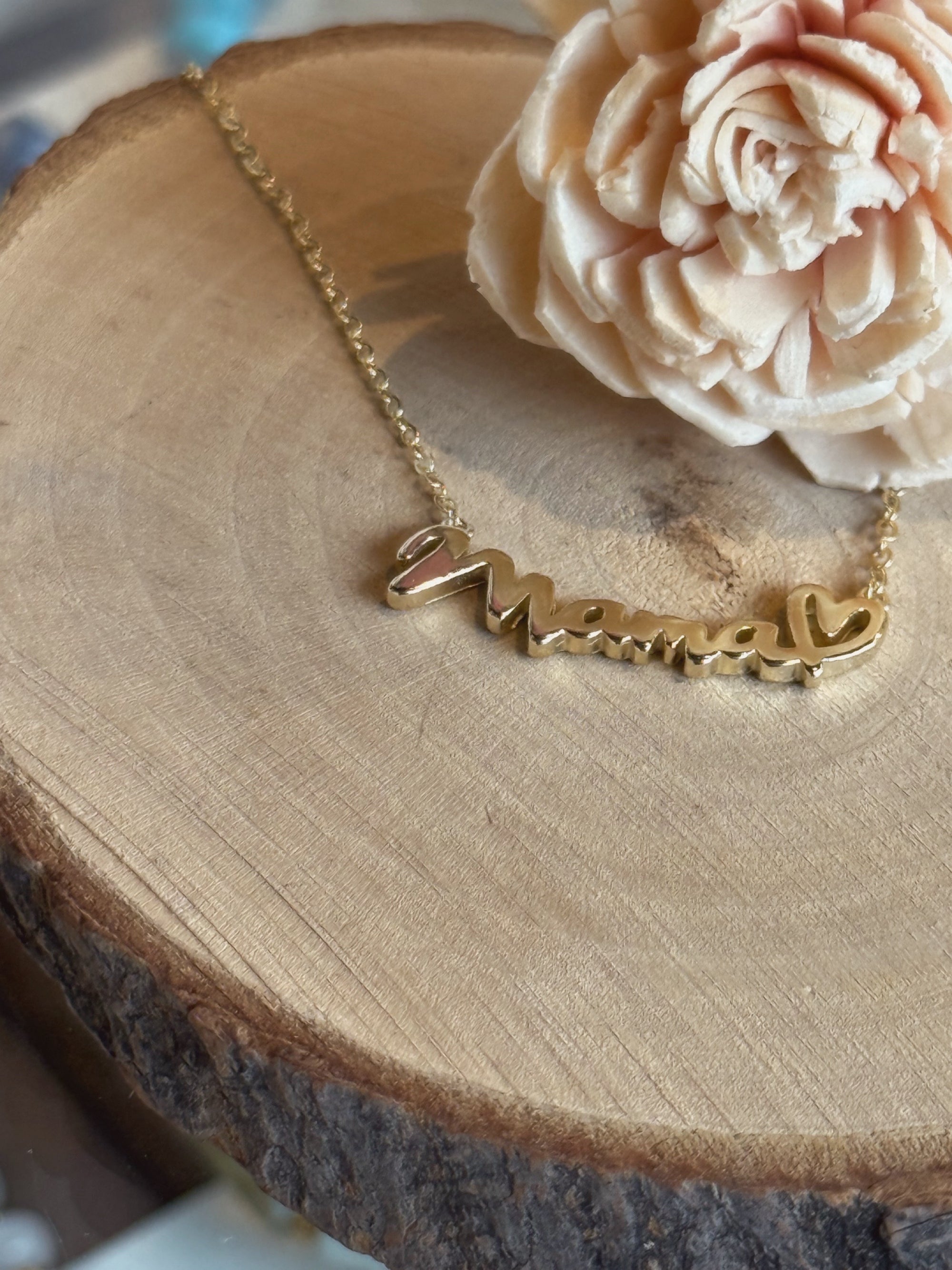 Mama Heart Necklace