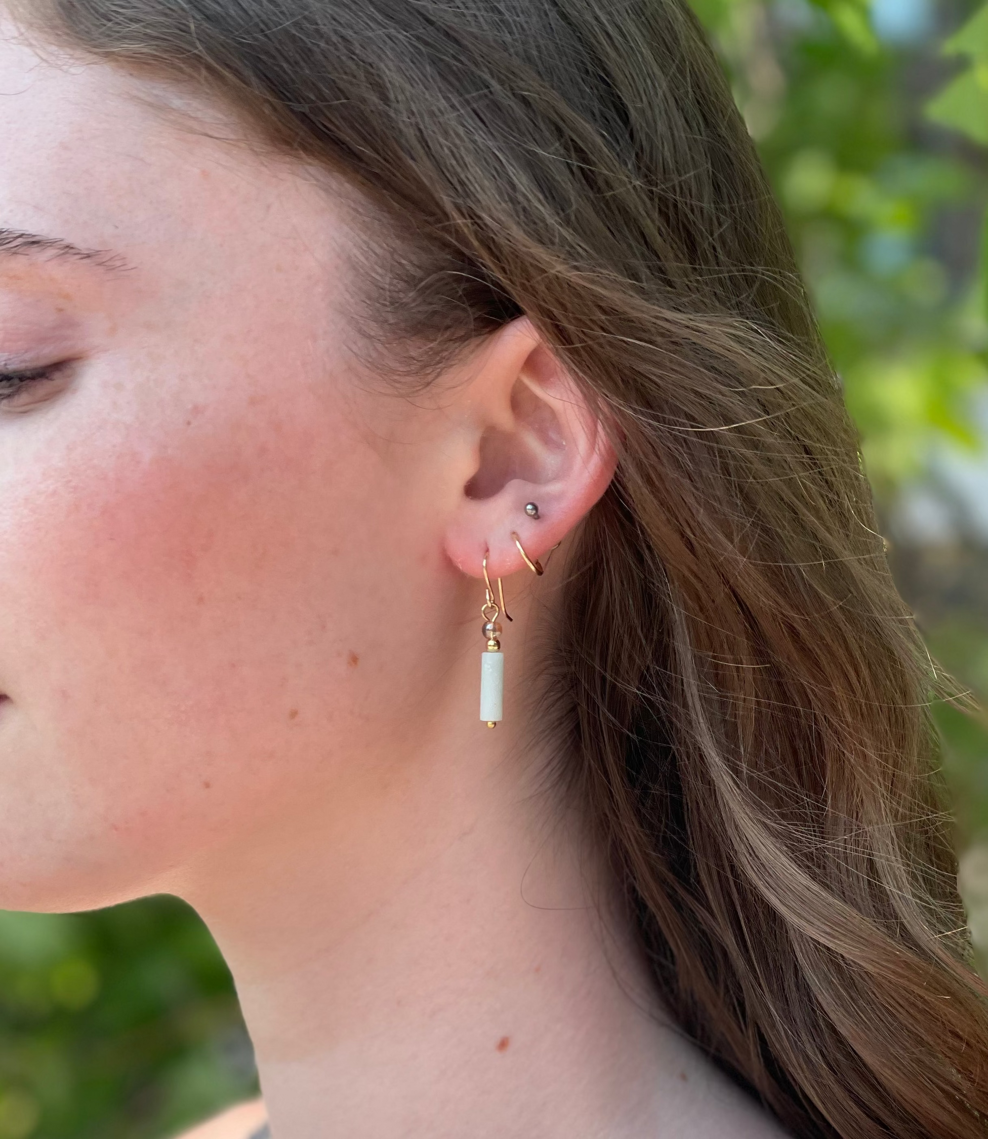 Barrel Drop Earrings